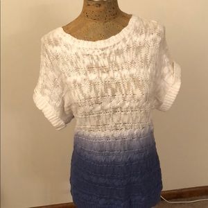 Blue ombré sweater. Size large